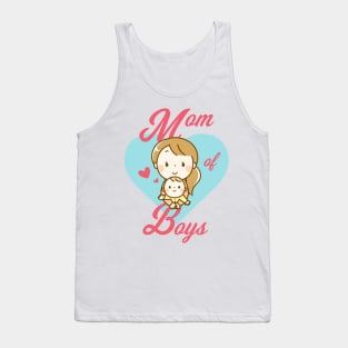 Mom of boys Tank Top